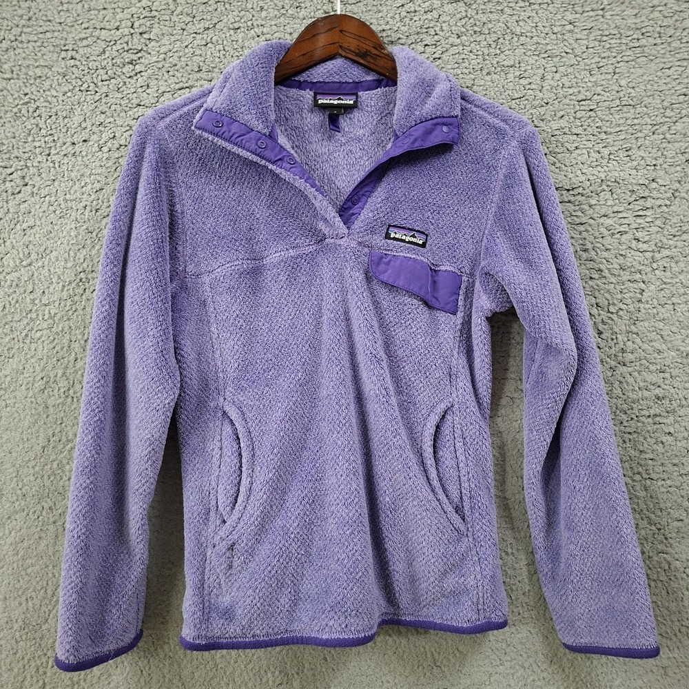 Patagonia Re-Tool Snap-T Polartec Thermal Pro Teal Pullover Jacket Size S